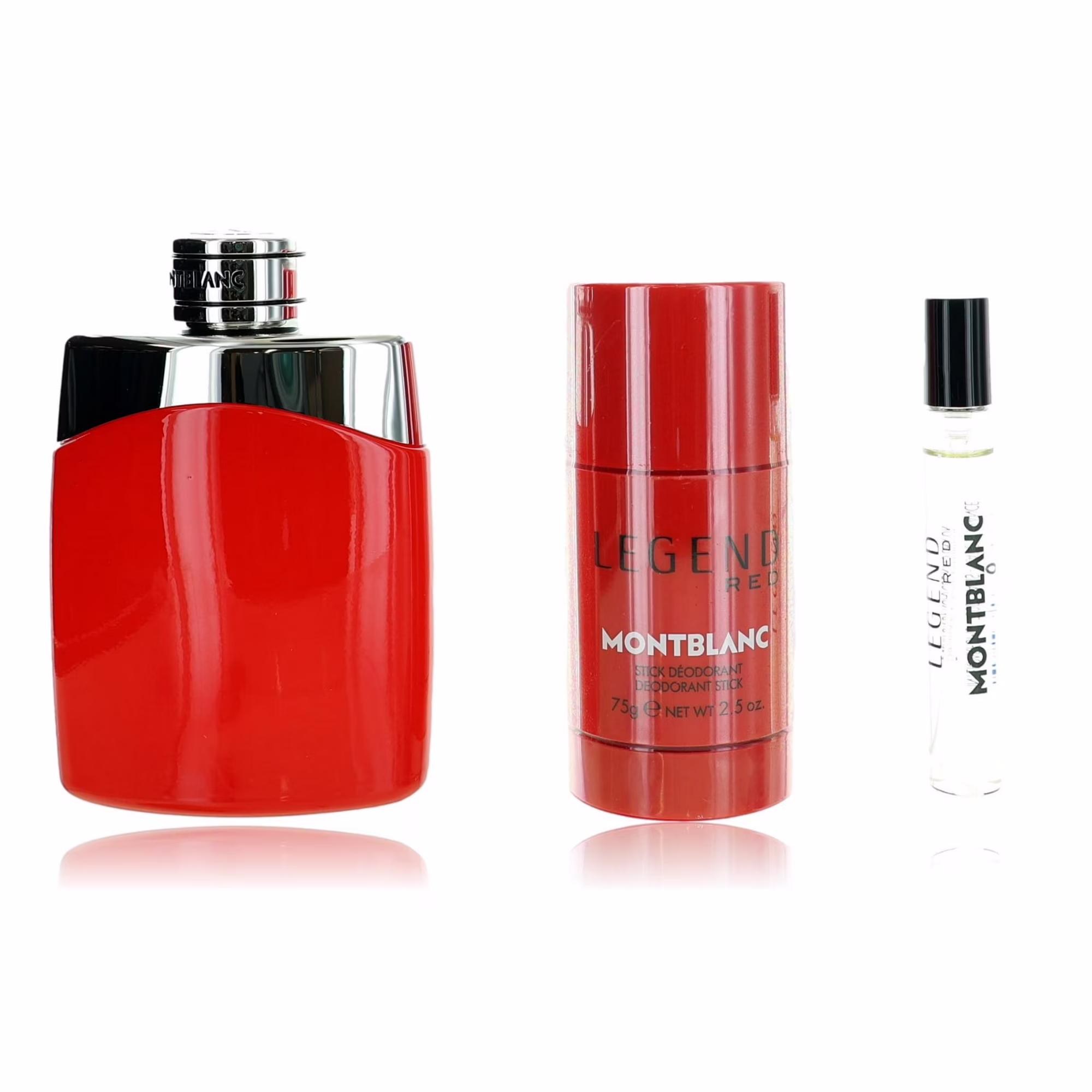 GIFT SET MONTBLANC LEGEND RED FOR MEN EDP 100ML (3PCS)