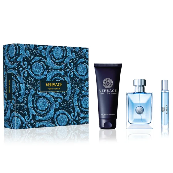 SET VERSACE POUR HOMME EDT (3PCS)
